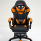 Silla Gamer Imperiux Naranja con masajeador y reposapies.