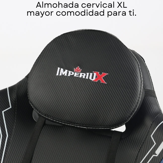 Silla Gamer Escritorio Modelo Vulcan Azul