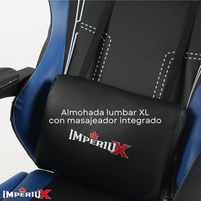Silla Gamer Escritorio Modelo Vulcan Azul