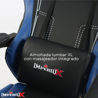 Silla Gamer Escritorio Modelo Vulcan Azul