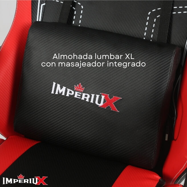 Silla Gamer Escritorio Modelo Vulcan Roja