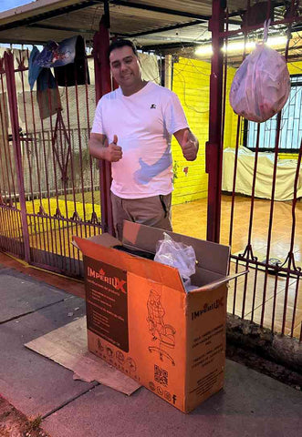 Cliente con su producto
