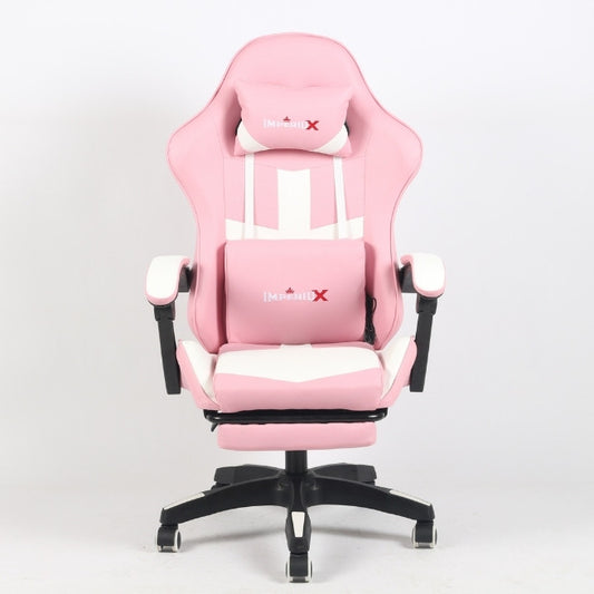 Silla Gamer Escritorio Modelo Ares Plus Rosada