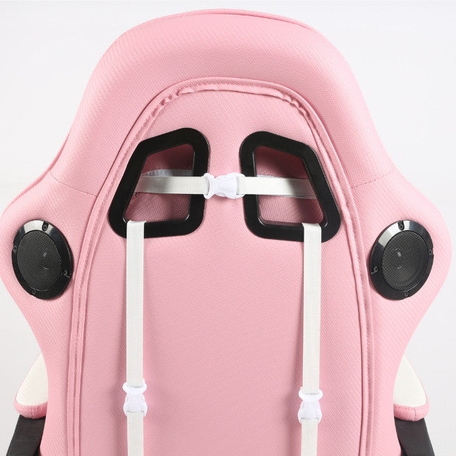 Silla Gamer Escritorio Modelo Ares Plus Rosada