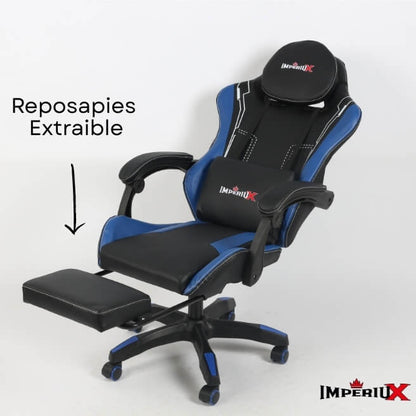 Silla Gamer Escritorio Modelo Vulcan Azul