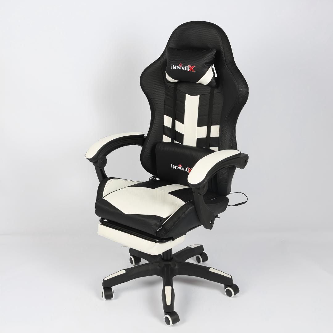 Silla Gamer Ares LED Verde Imperiux | RGB + Masajeador