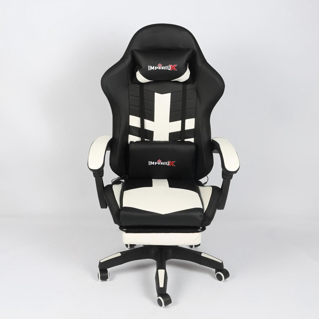 Silla Gamer Ares LED Azul Imperiux | RGB + Masajeador