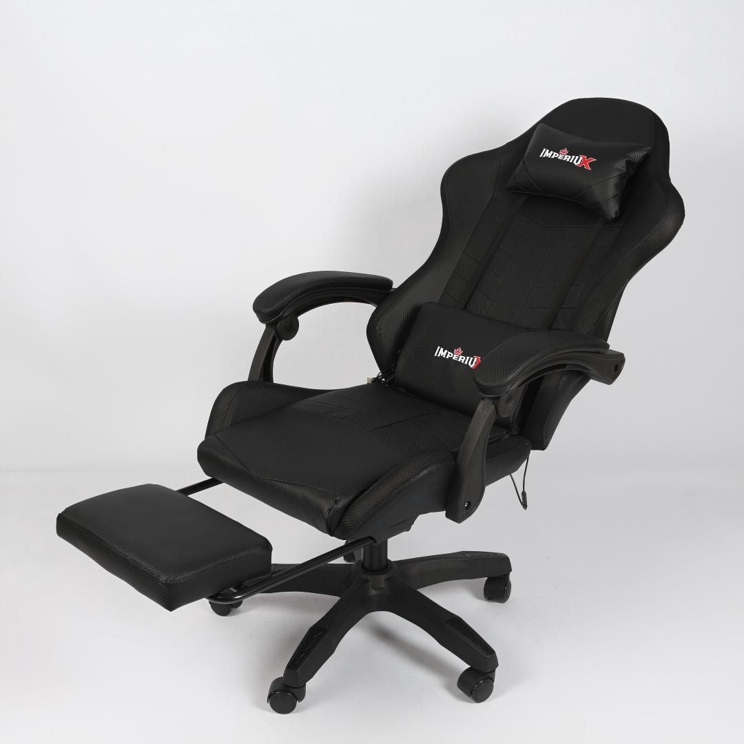 Silla Gamer Ares LED Verde Imperiux | RGB + Masajeador