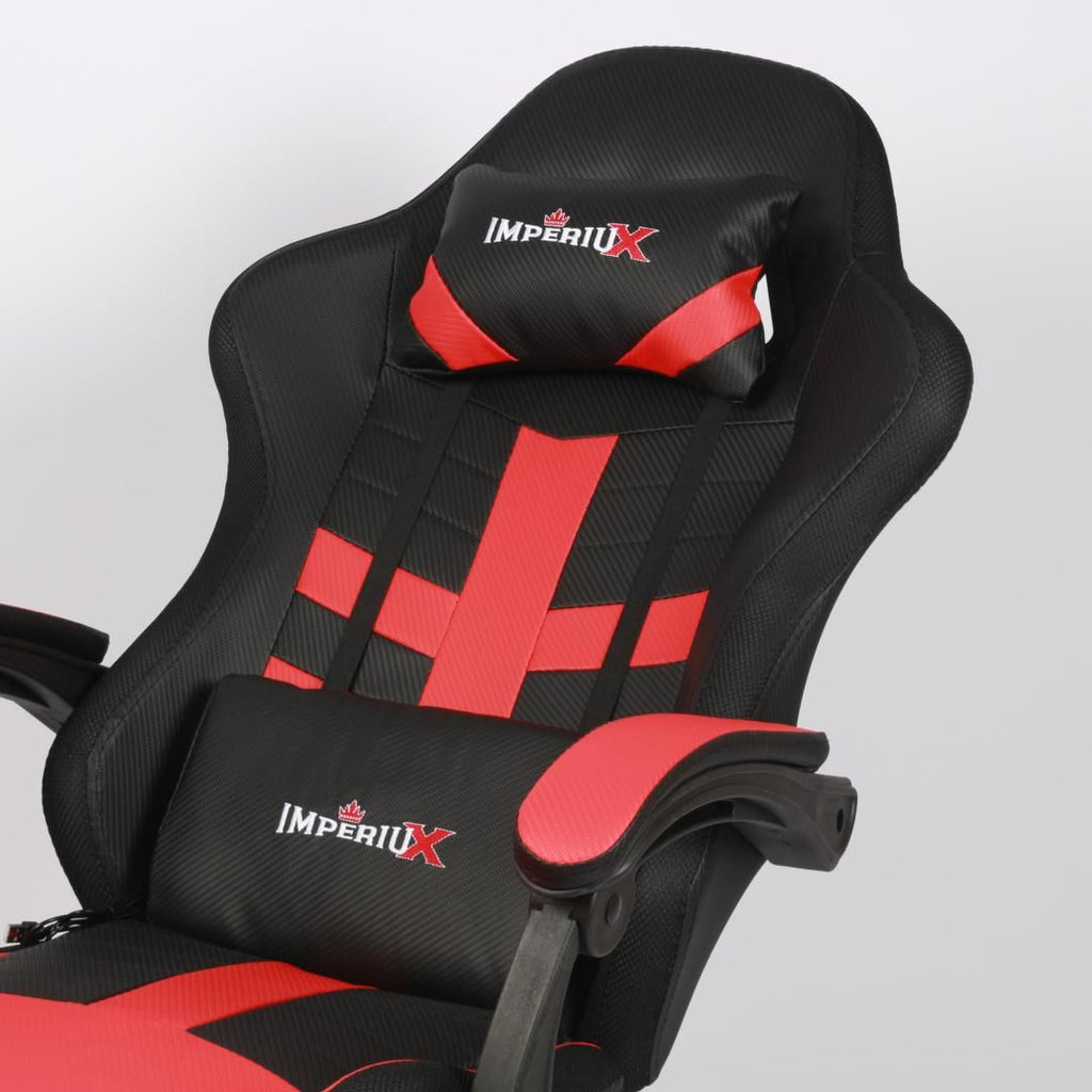 Silla Gamer Ares LED Verde Imperiux | RGB + Masajeador