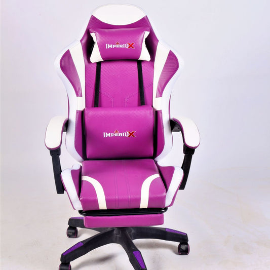Silla Gamer Spark RGB Morada Imperiux | Bluetooth + Masajeador