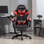 Silla gamer ergonómica Imperiux roja vista frontal