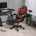 Silla gamer ergonómica Imperiux roja reclinable ergonómica