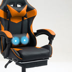 Masajeador USB integrado silla gamer Imperiux naranja
