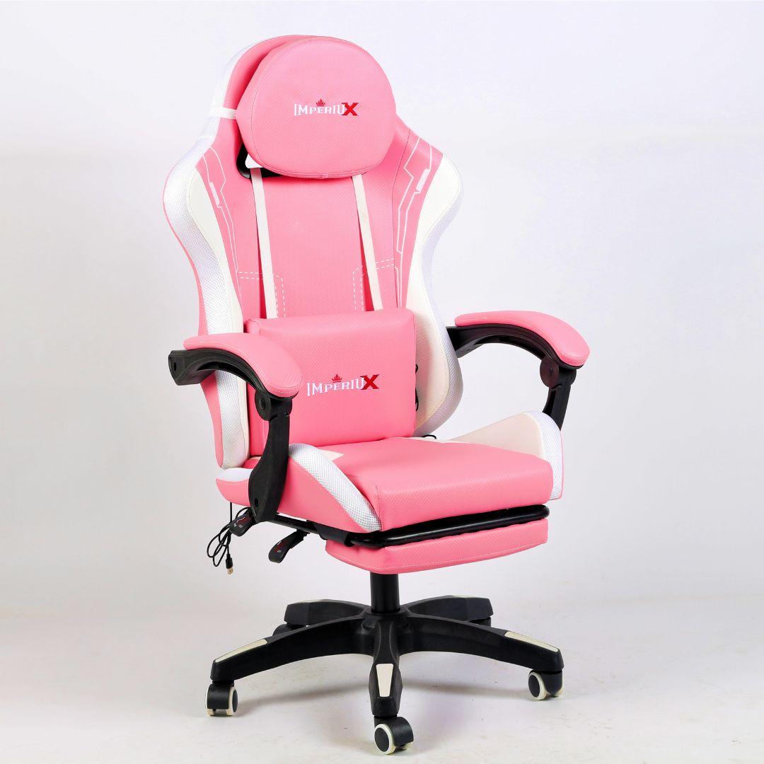 Silla Gamer Spark RGB Morada Imperiux | Bluetooth + Masajeador