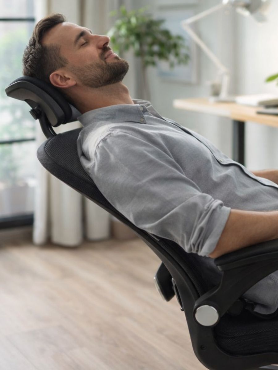 Silla Oficina Office Prime Negra Imperiux | Ergonómica Mesh