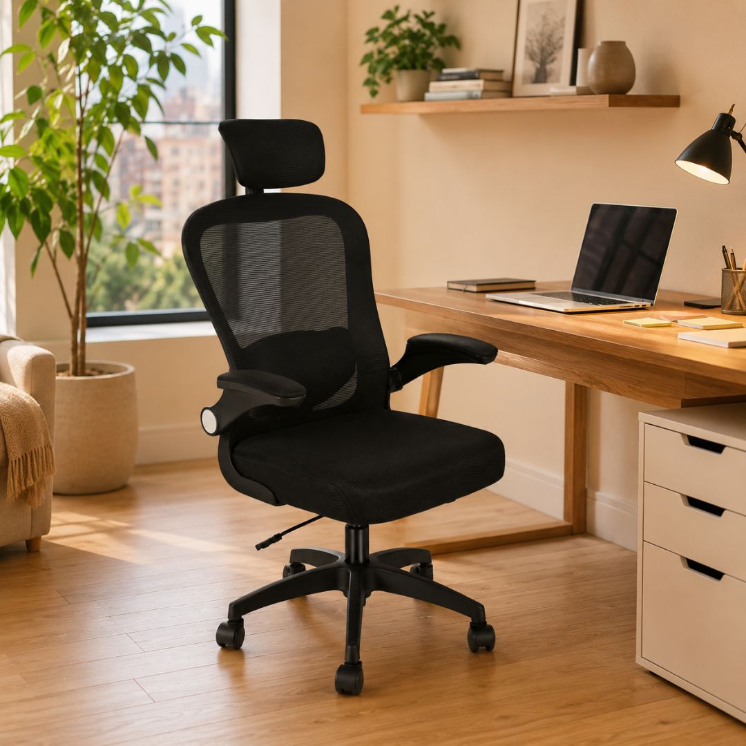Silla Oficina Office Prime Negra Imperiux | Ergonómica Mesh